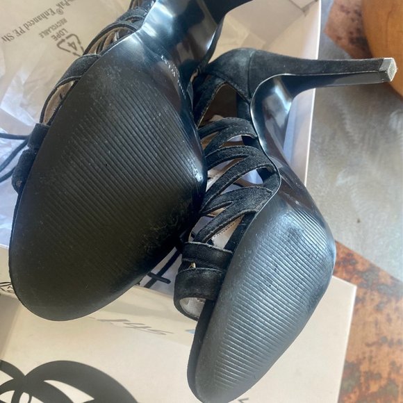 9 West Sexy Black High Heeled Shoes in 9 M - Picture 3 of 4